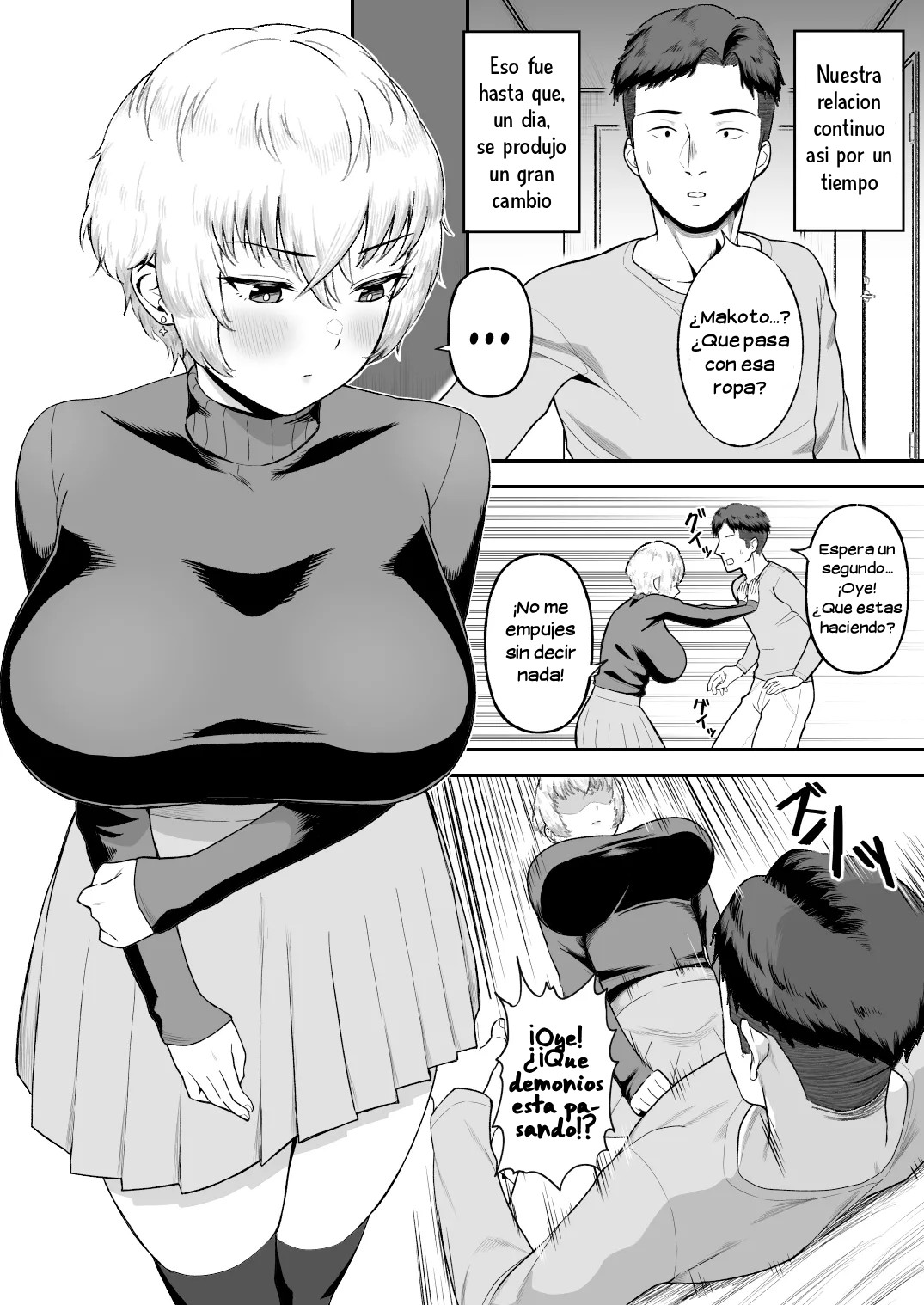 Shinyuu no Ikemen Danshi ga Jitsu wa Bakunyuu Joshi da to Hanmei shita Baai|Lo que Pasaría si Descubrieran que el Guapetón de mi Amigo Realmente es una Hermosa Chica de Pechos Grandes - Page 31