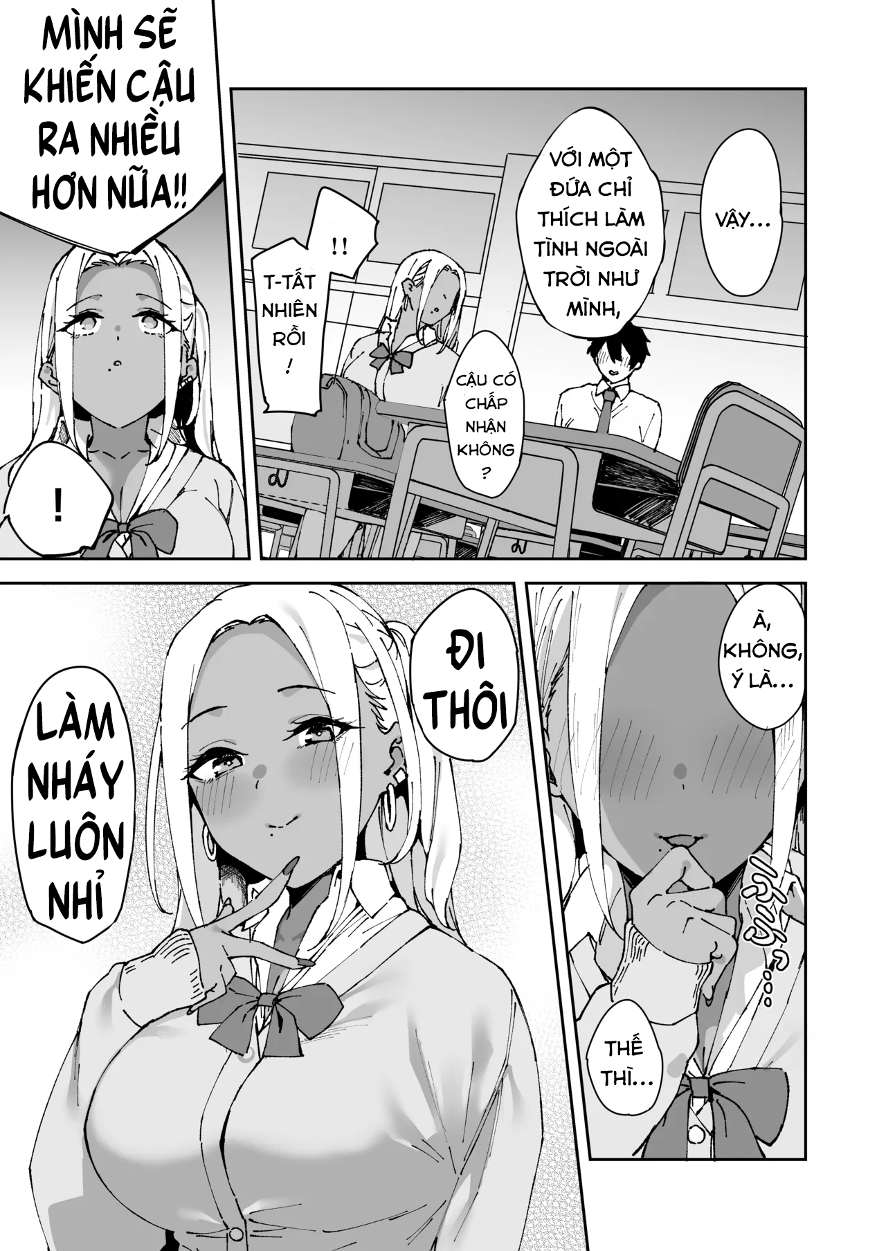 Class no Kuro Gal to SeFri ni Natta Hanashi - Page 36