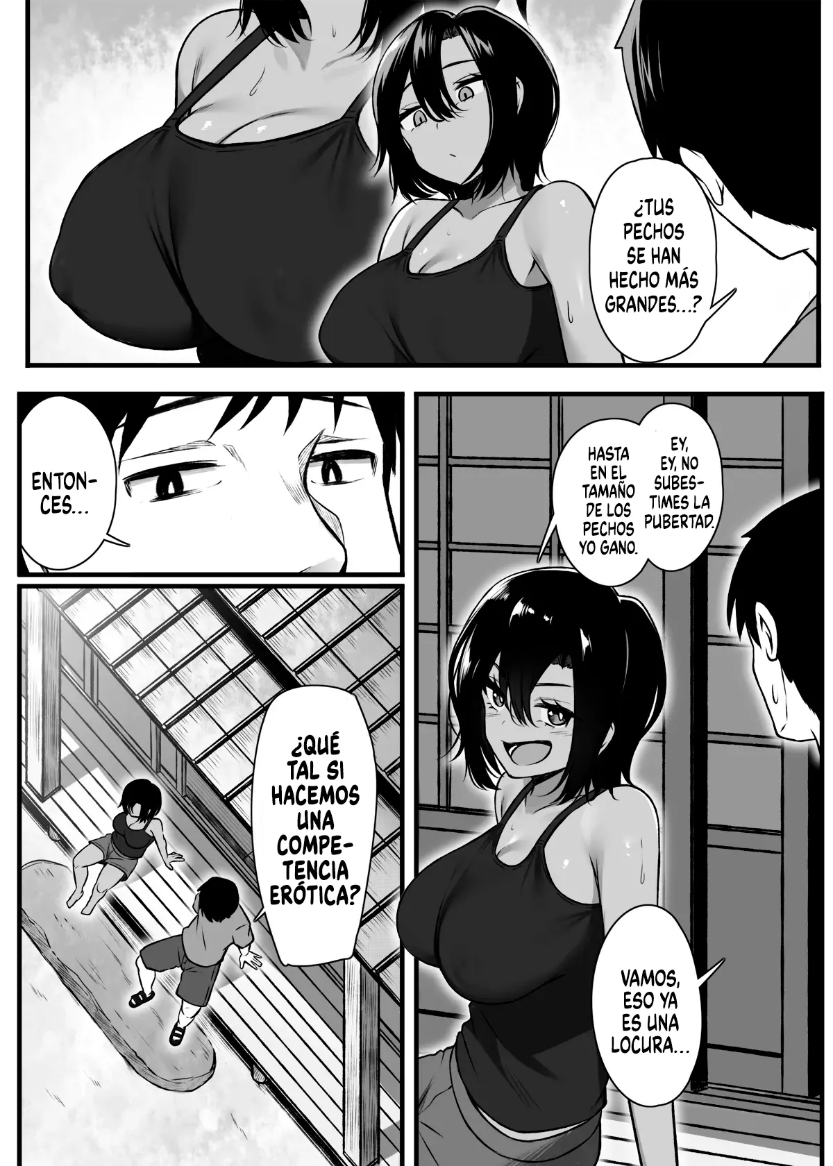 Makezu Girai na Osananajimi to H Shoubu suru Hanashi ｜Competencia Sexual con mi Amiga de la Infancia que Odia Perder - Page 4