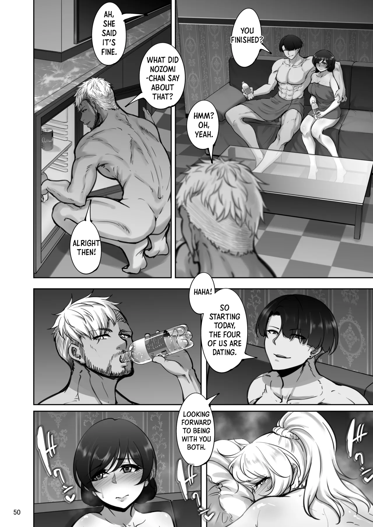 Eri to Nozomi no Joujiroku 1 | The Sex Records of Eli and Nozomi 1 - Page 50