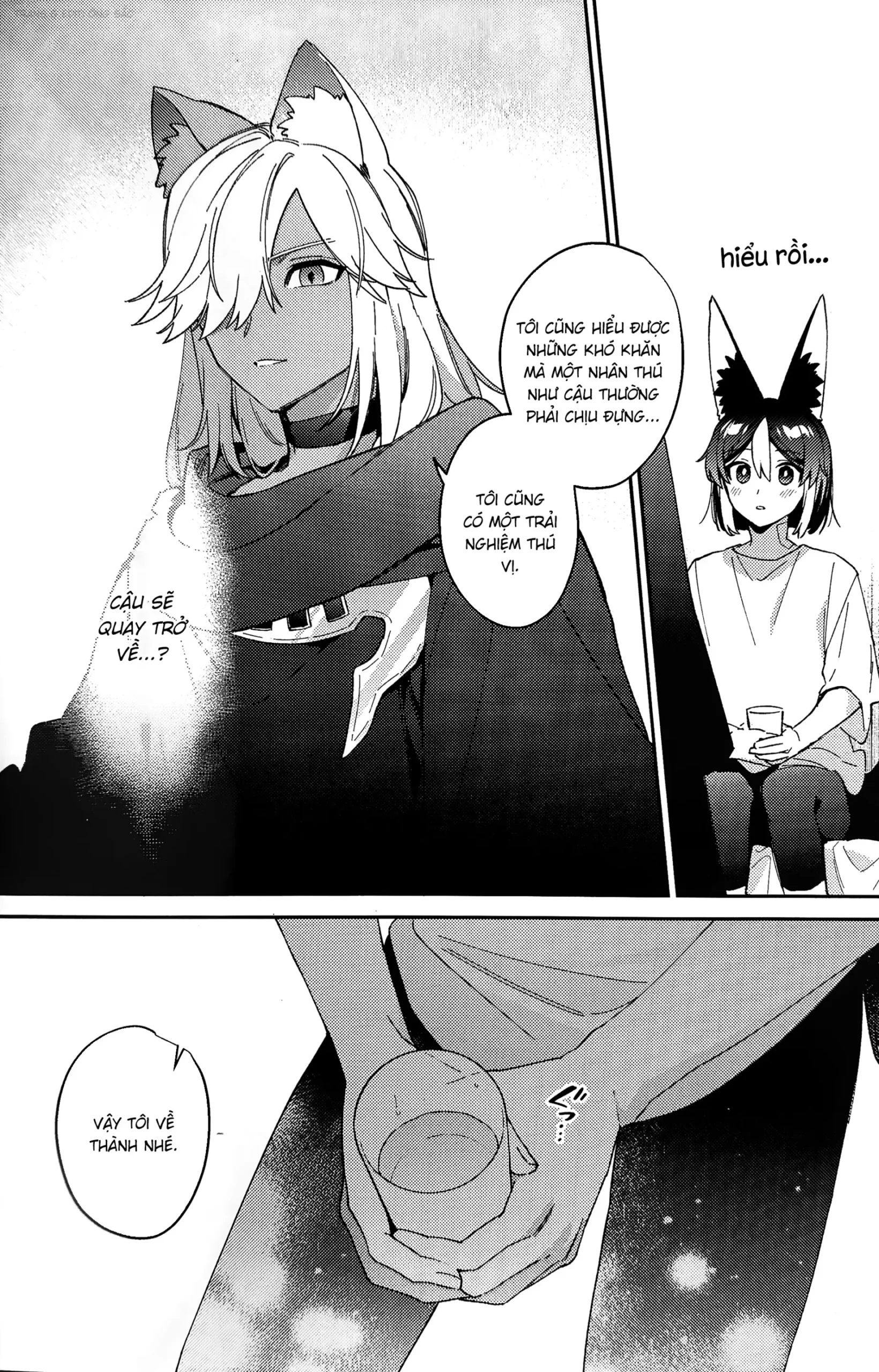 Ookami ni natta tomodachi no yosuga okashii!! - Page 53