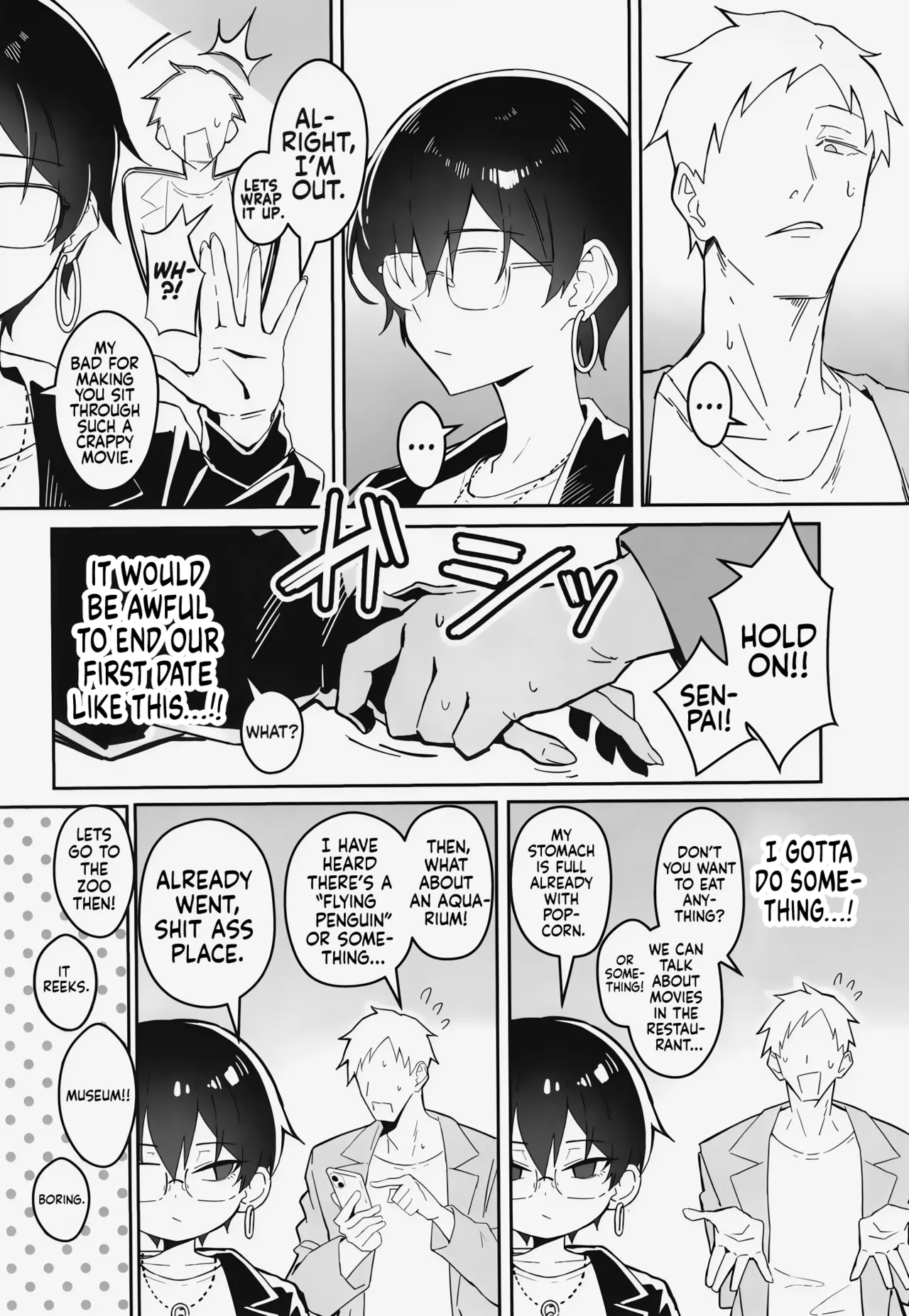 Buaisou na Kakure Kyonyuu Boyish Kanojo to Taikutsu na Date - Page 6
