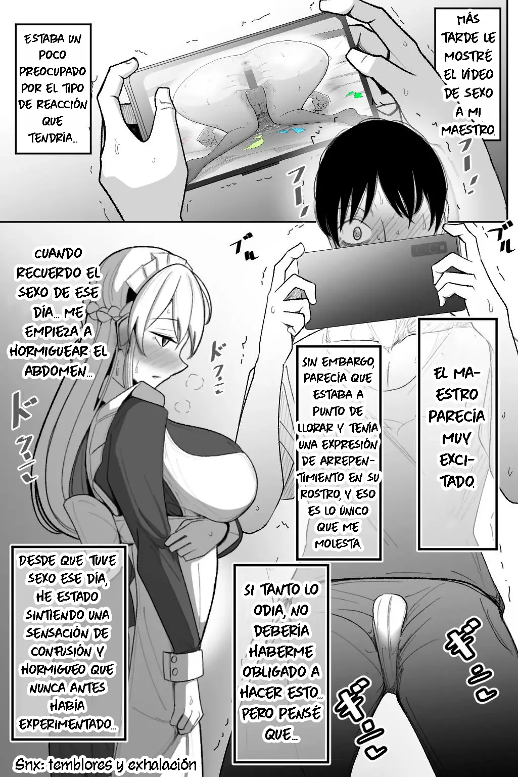 Boku no Maid no Netorase Douga|El Video Netorase de Mi Criada - Page 14