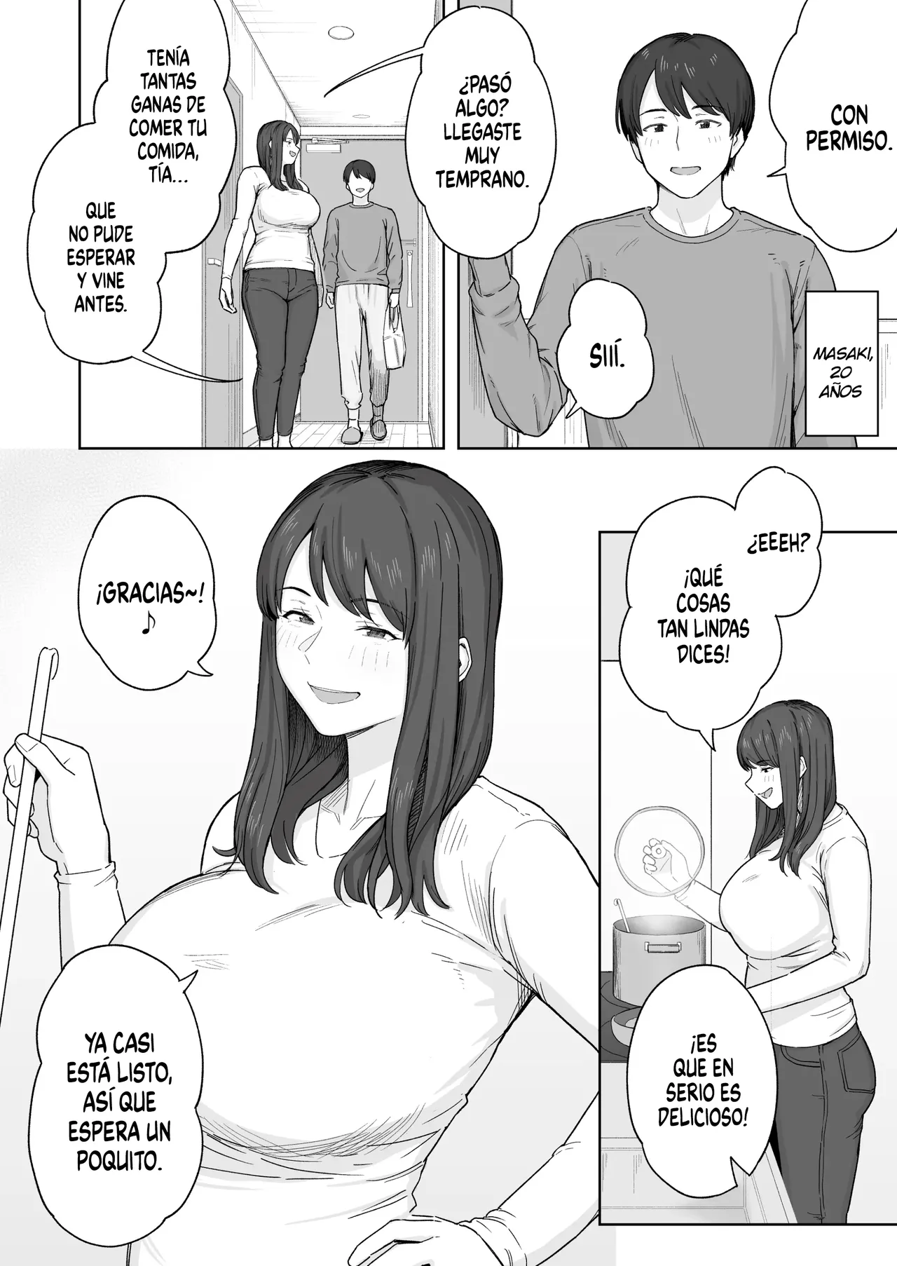 Yuuhan no Ato wa Oba-chan to…|Con mi Tía, Después de la Cena… - Page 3