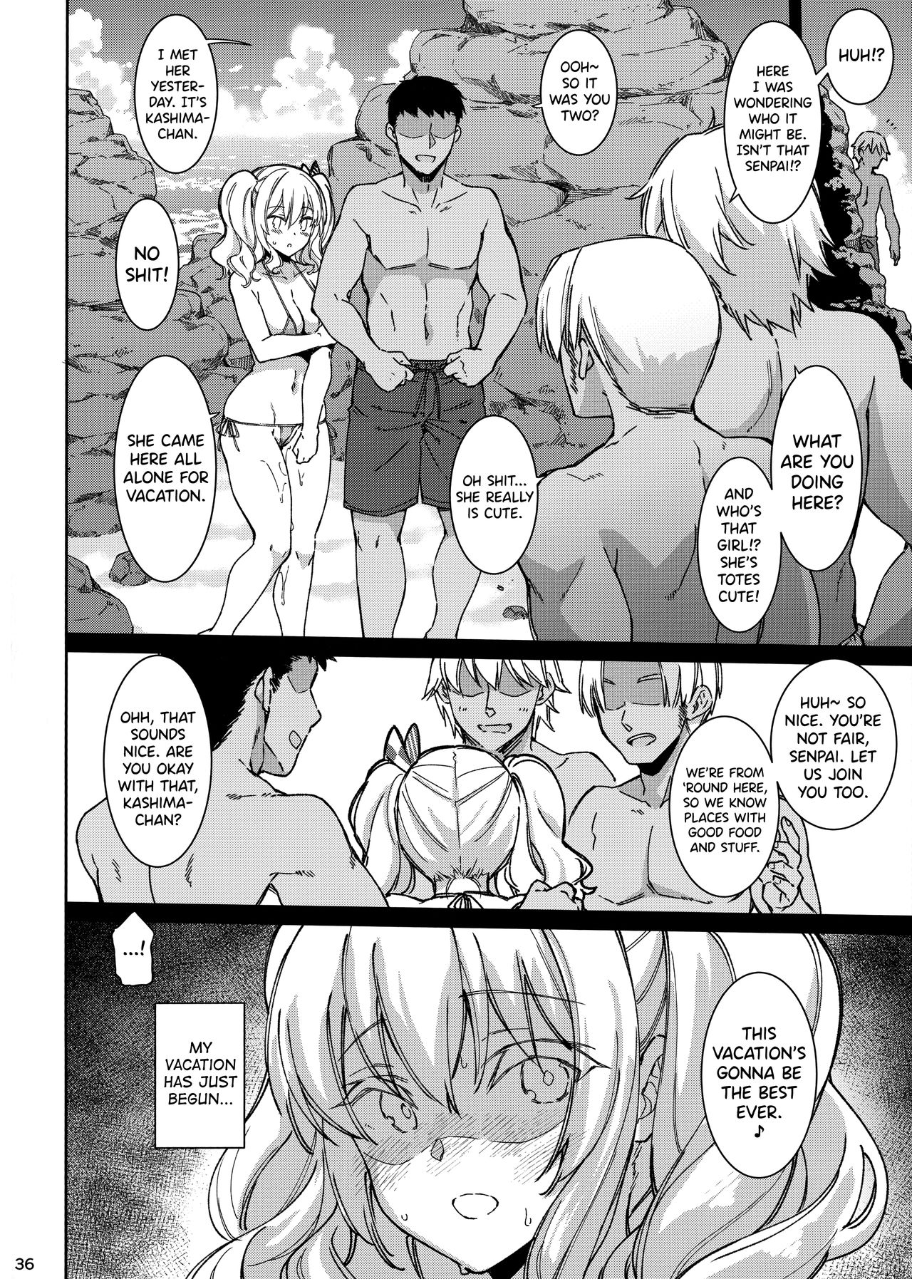 Shitsuren Kashima no Natsuyasumi - Page 36