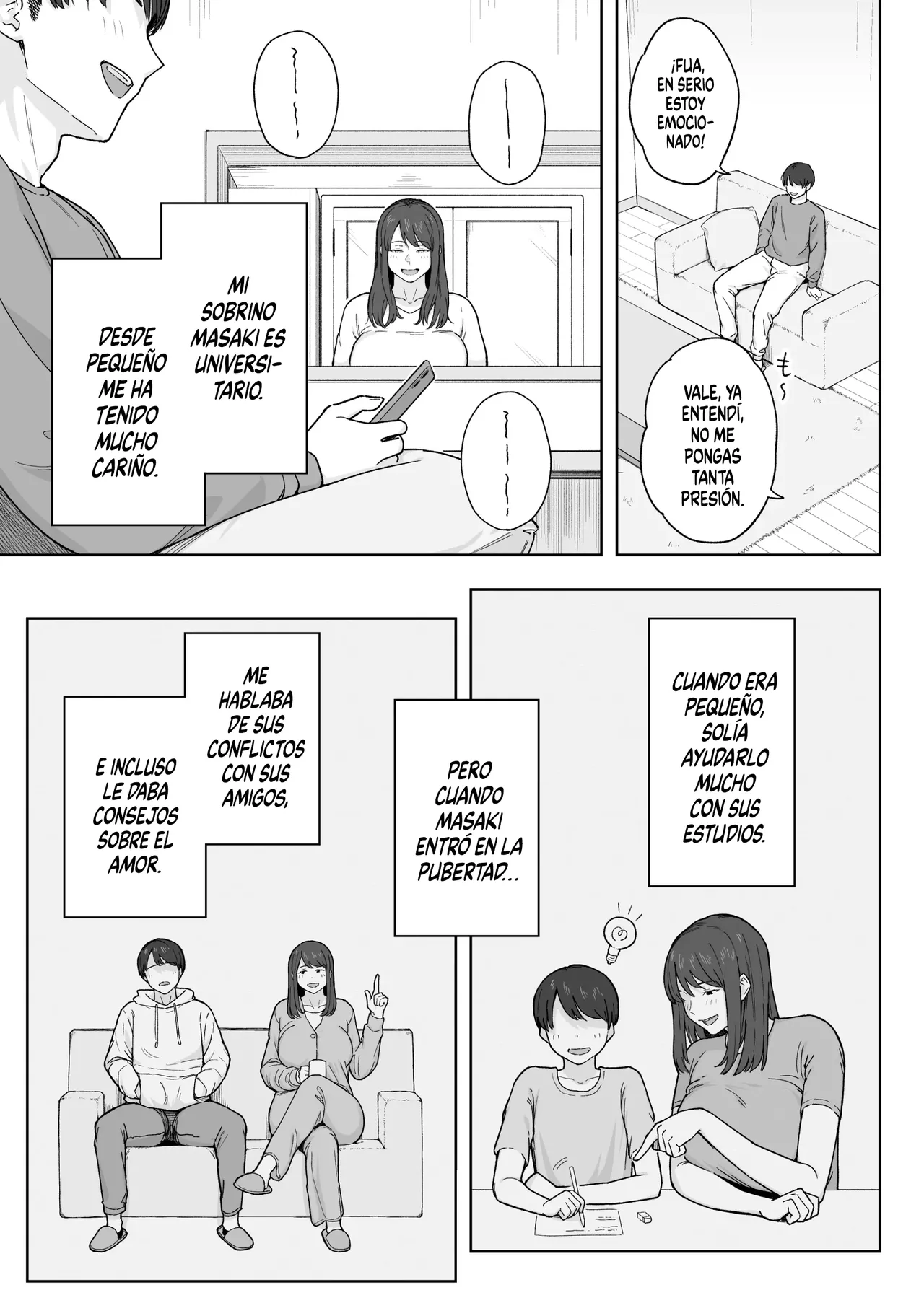Yuuhan no Ato wa Oba-chan to…|Con mi Tía, Después de la Cena… - Page 4