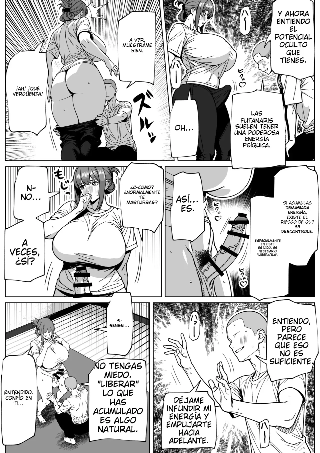 Futanari Chounouryoku Kaihatsu Lesson | Desarrollo del poder psíquico de una futanari - Page 8