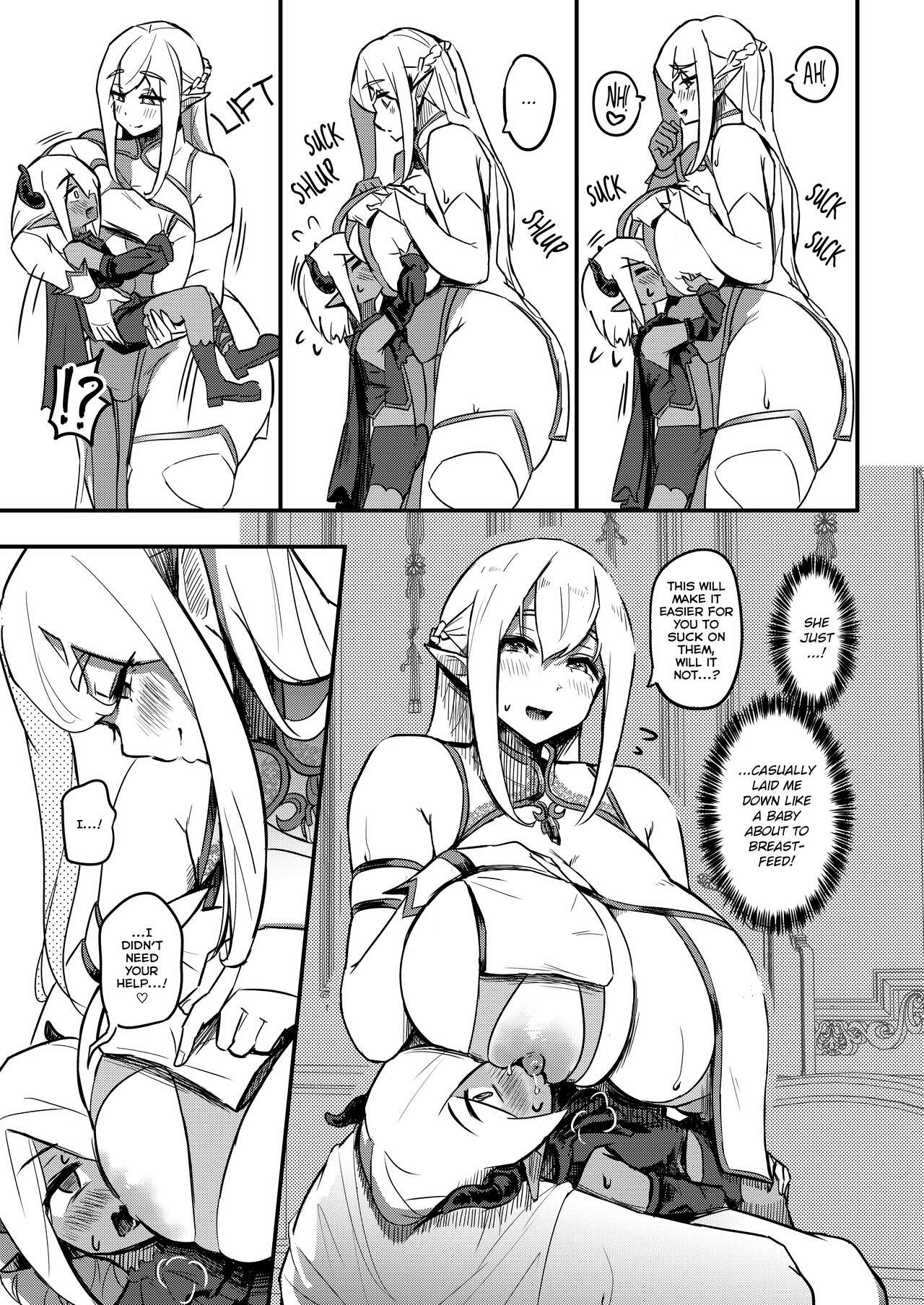 Kusozako Sourou Maou wa Chouanzangata no Mucchi Muchi Elf Mama ni Makeppanashi - Page 8