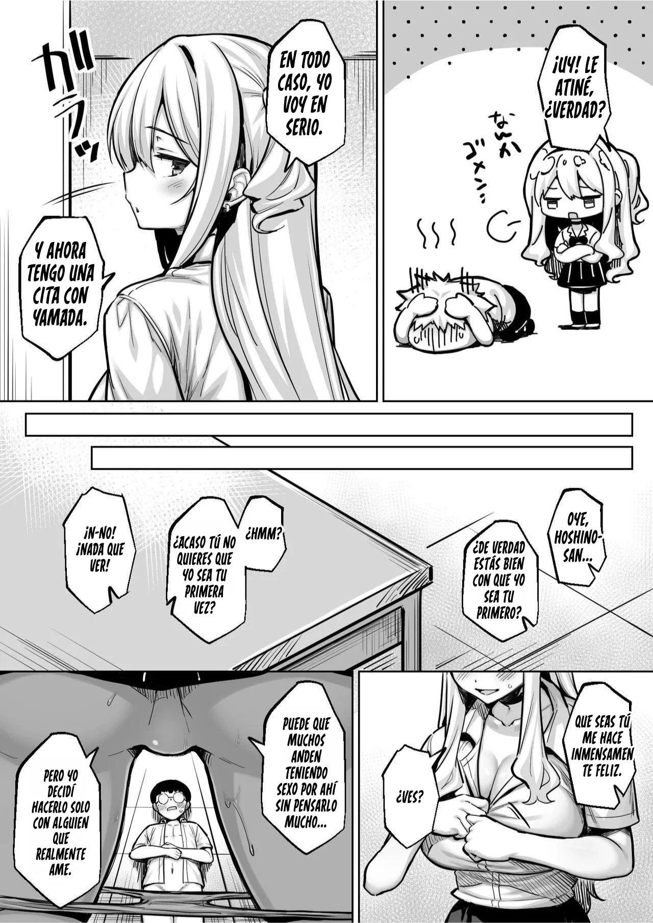 InCha no Boku ga Pure na YouGal to Koibito ni natte Icha Love Hatsu Ecchi suru Hanashi｜Cómo un Nerd como Yo Se Hizo Novio de una Gal Pura y Tuvimos Nuestra Primera Vez Llena de Ternura y Afecto - Page 16