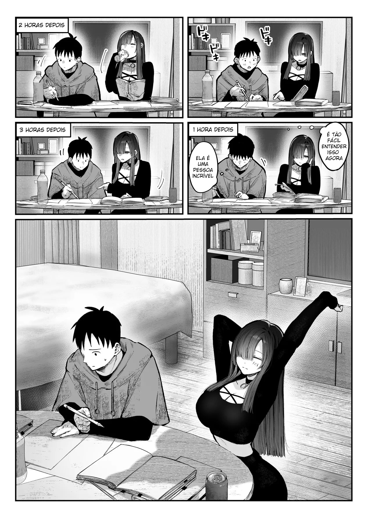 Vou Te Ensinar ~ A História Sensual Entre um Vestibulando, e uma Linda Mulher de Seios Grandes ~ - Page 35