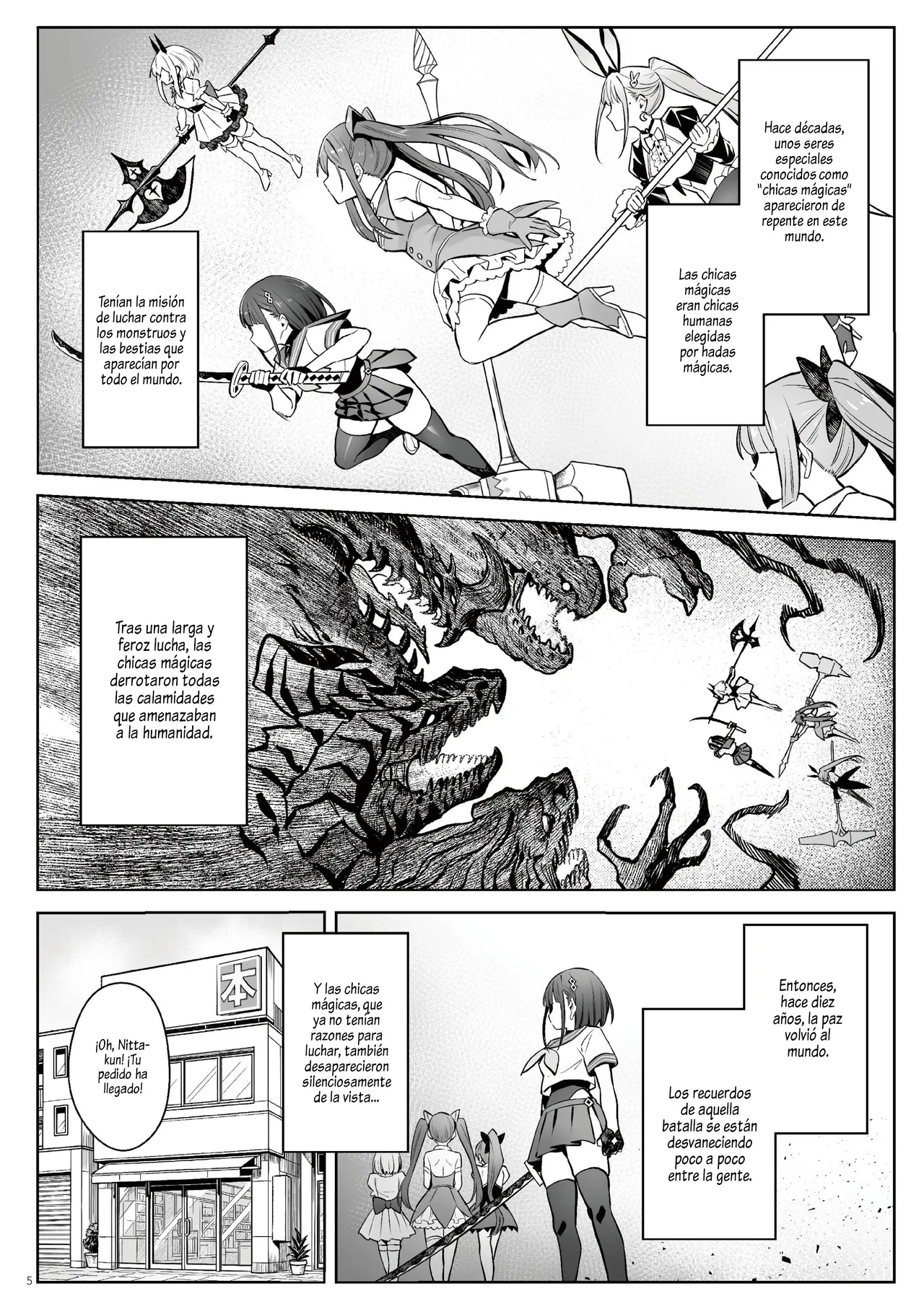 Moto Mahou Shoujo no Kazoku Banashi Tsuki｜Mi Vida Familiar con la Ex-Chica Mágica de la Luna - Page 4