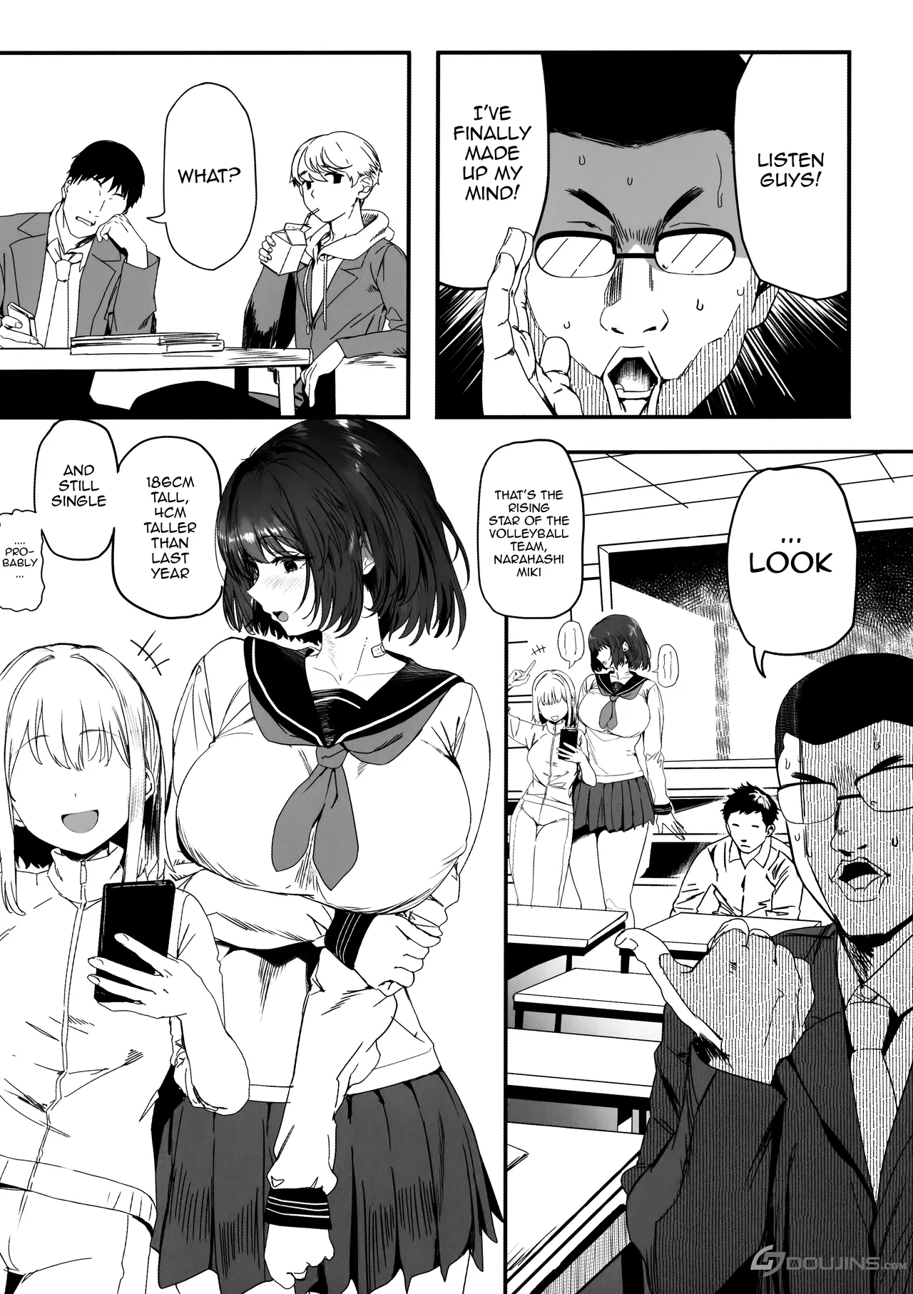 Koushinchou Volley-bu no Seisokei Kanojo ga Senpai no Mono ni Natte Shimau Ichibushijuu 2 - Page 3
