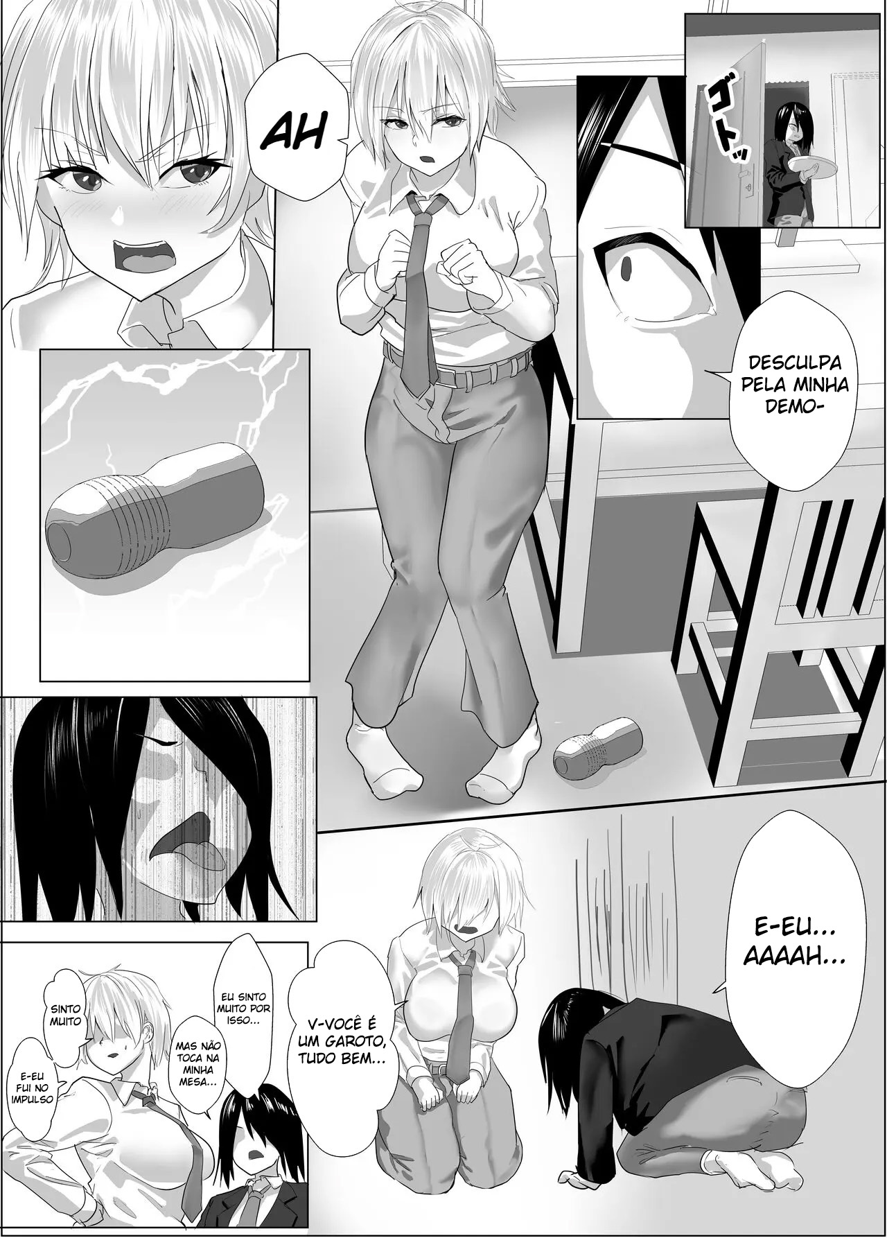 A Garota Narcisista Tomboy Não Aguenta Segurar a Ida ao Banheiro - Page 9