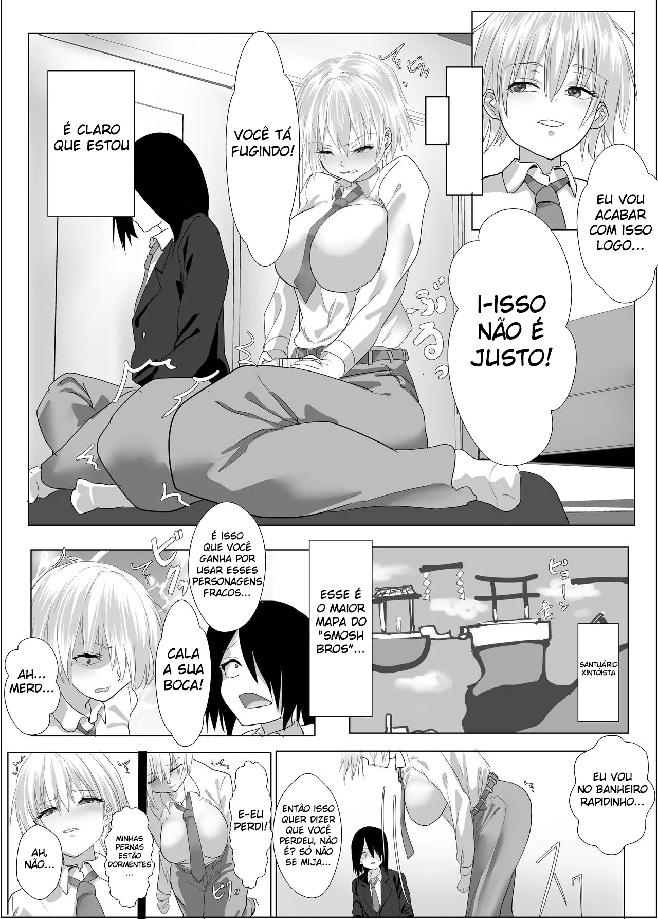 A Garota Narcisista Tomboy Não Aguenta Segurar a Ida ao Banheiro - Page 11