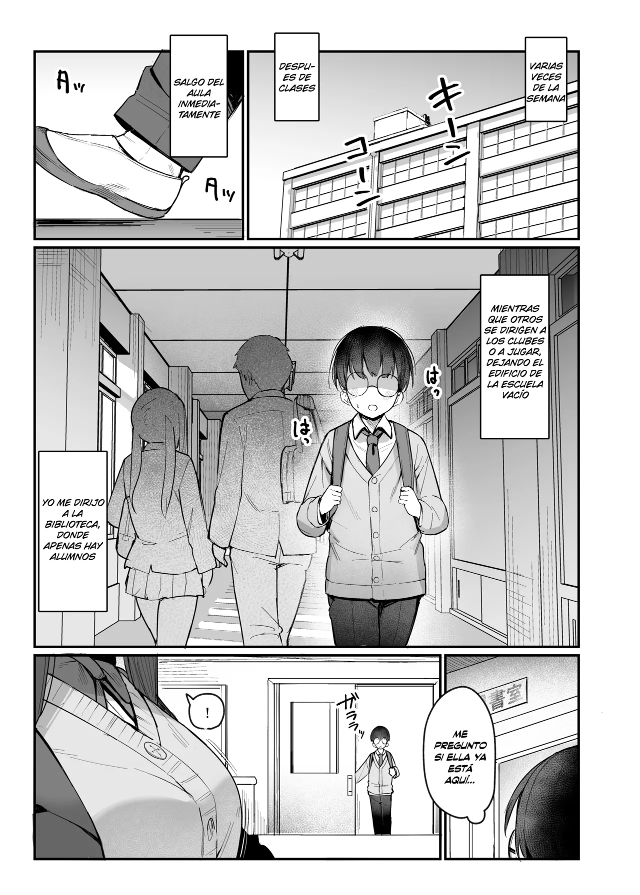 Kouhai JK ni Semararete Amaama Semerare Nagasare Ecchi suru Hanashi|La Historia de cómo mi Kouhai me Acorraló y Terminé Teniendo Sexo con Ella - Page 2