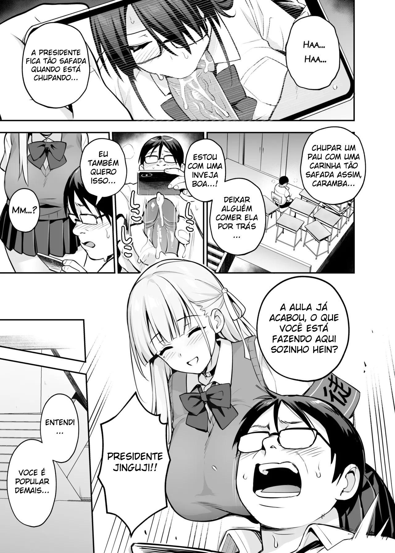 A Amada Presidente do Conselho Estudantil com Peitos Obscenamente Enormes 2 - Page 26
