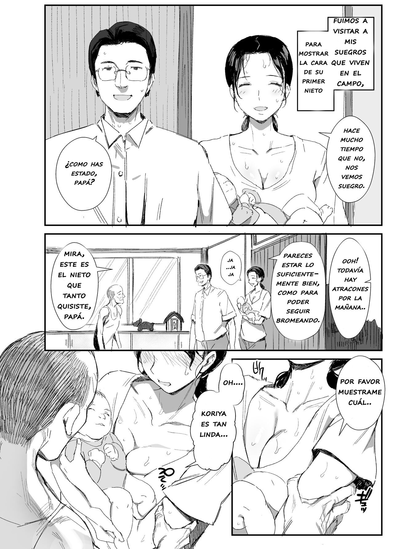 Inaka ni Sumu Dosukebe Gifu to Kosodate Yome - Page 3
