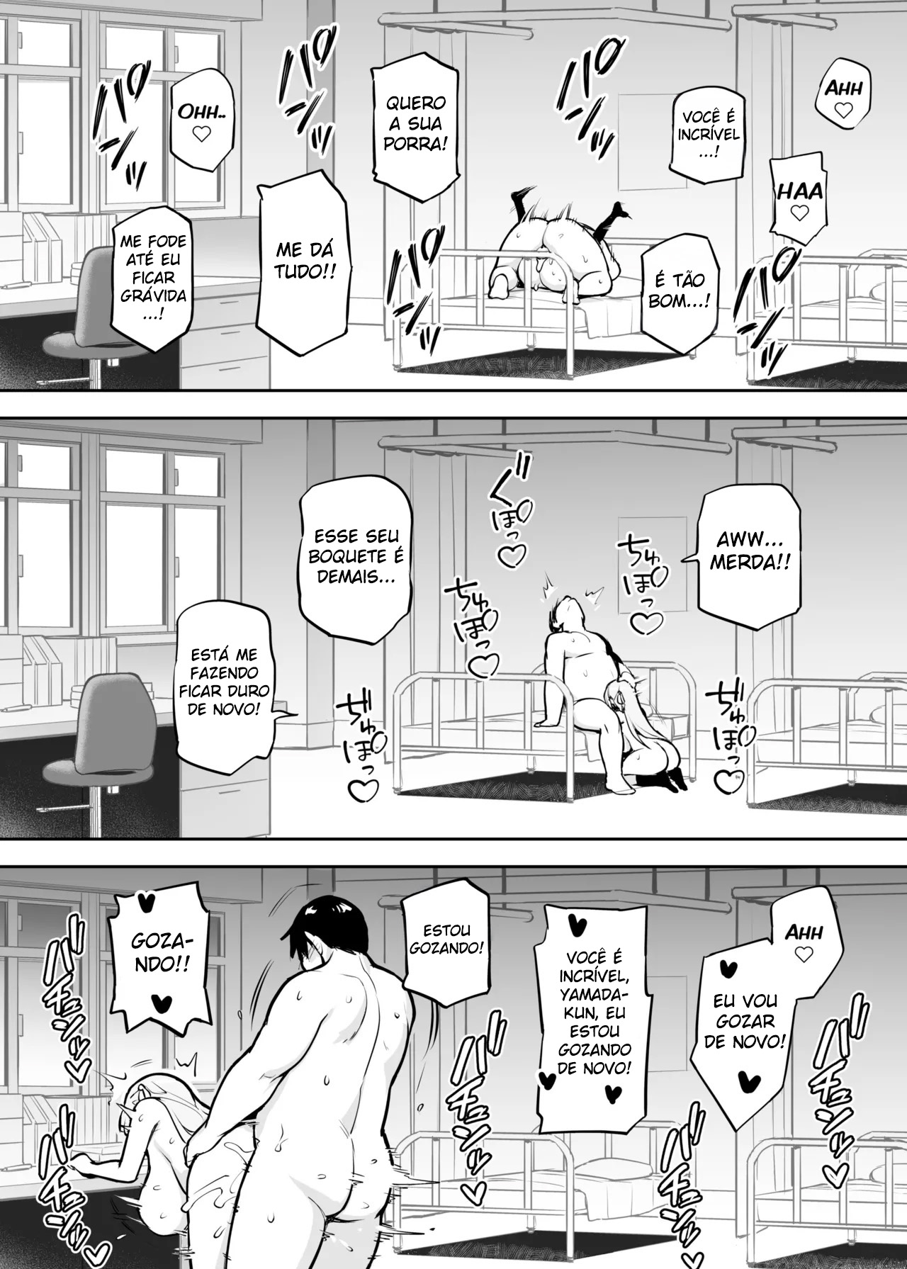 A Amada Presidente do Conselho Estudantil com Peitos Obscenamente Enormes 2 - Page 33