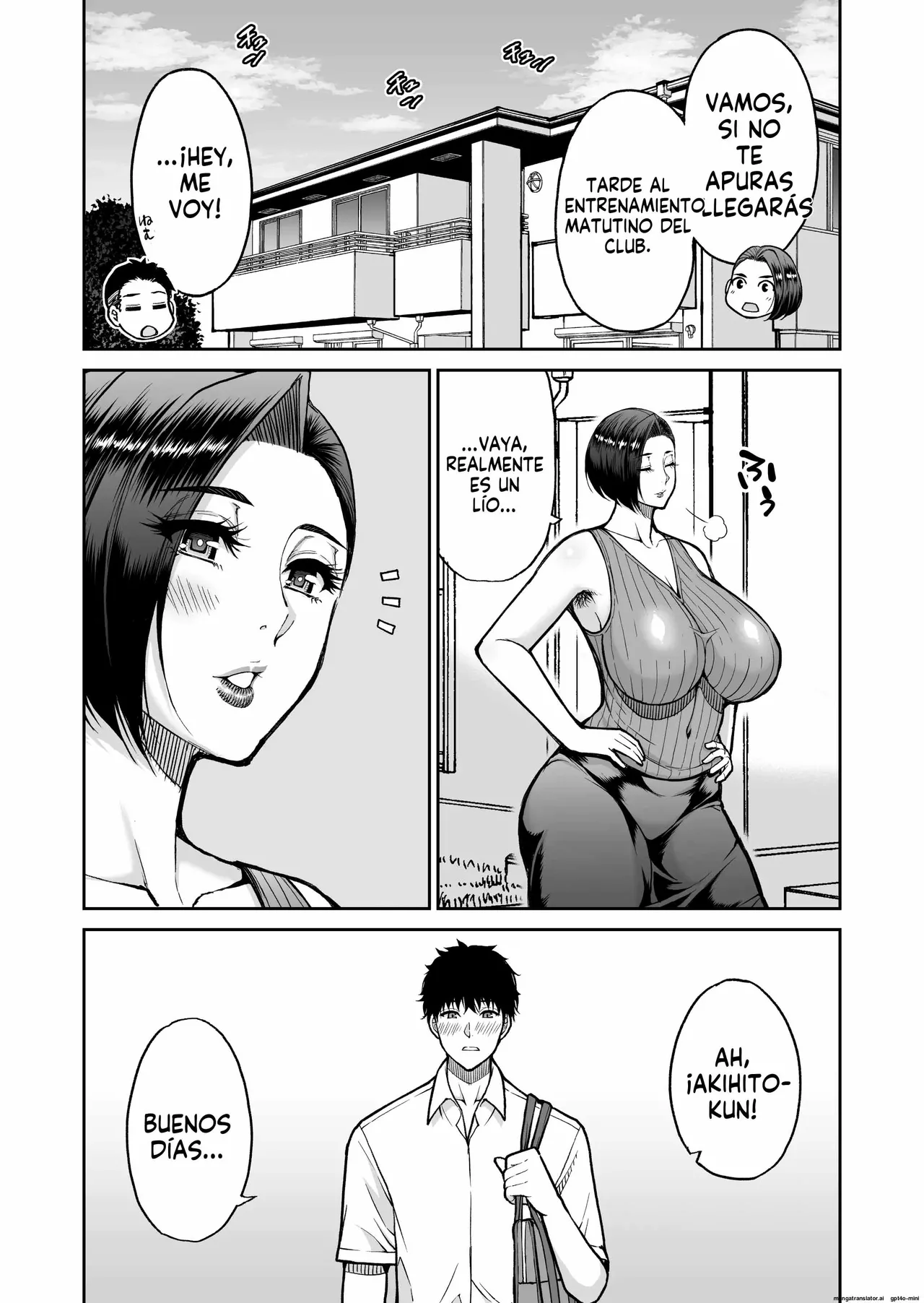 Tomodachi no Hahaoya wa Midarana Jukujo｜La Madre de Mi Amigo es una Perra en Celo - Page 46
