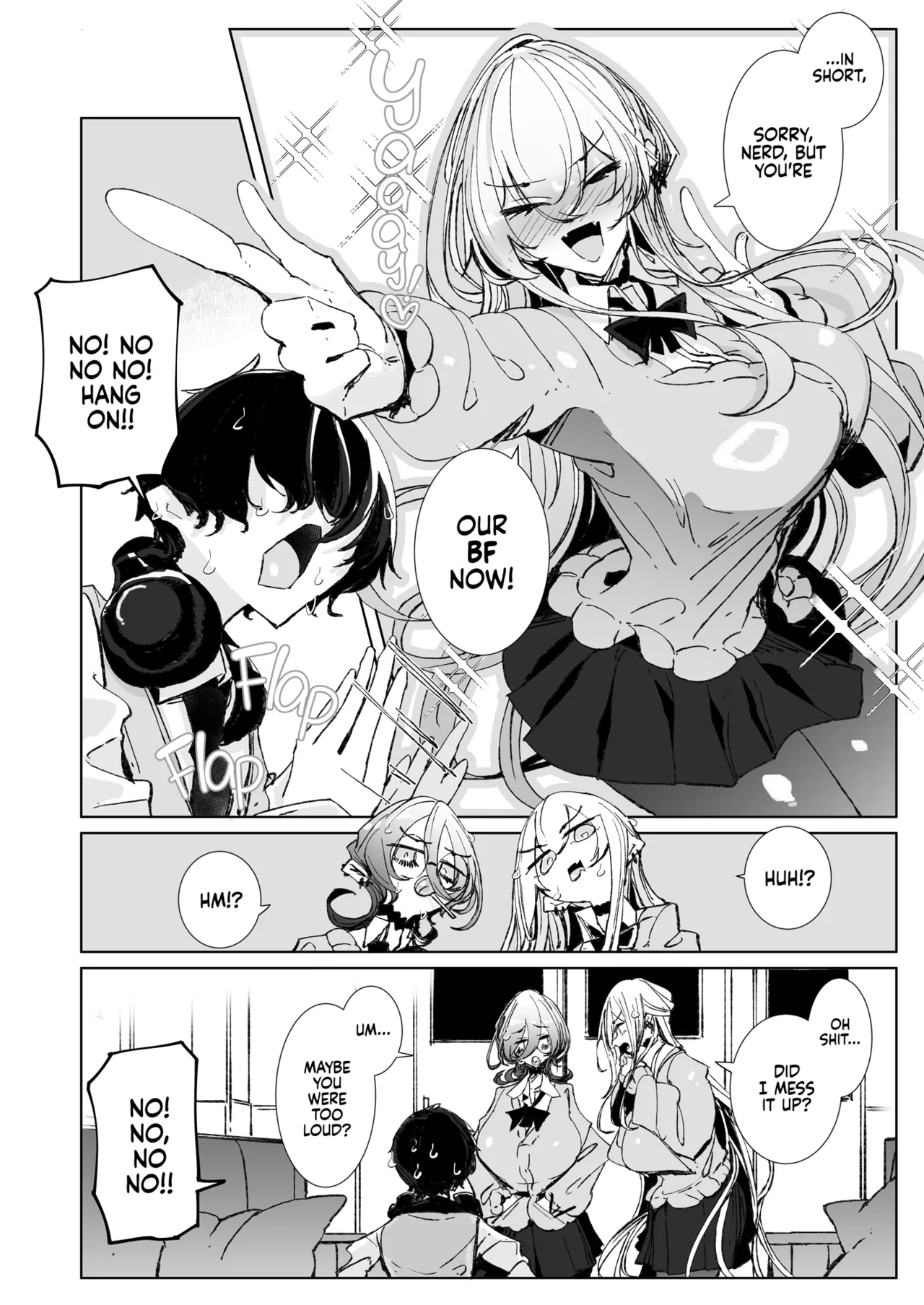 Ja, Kyou kara Otaku-kun wa Watashi-tachi no Karepitte Koto de! - Page 8