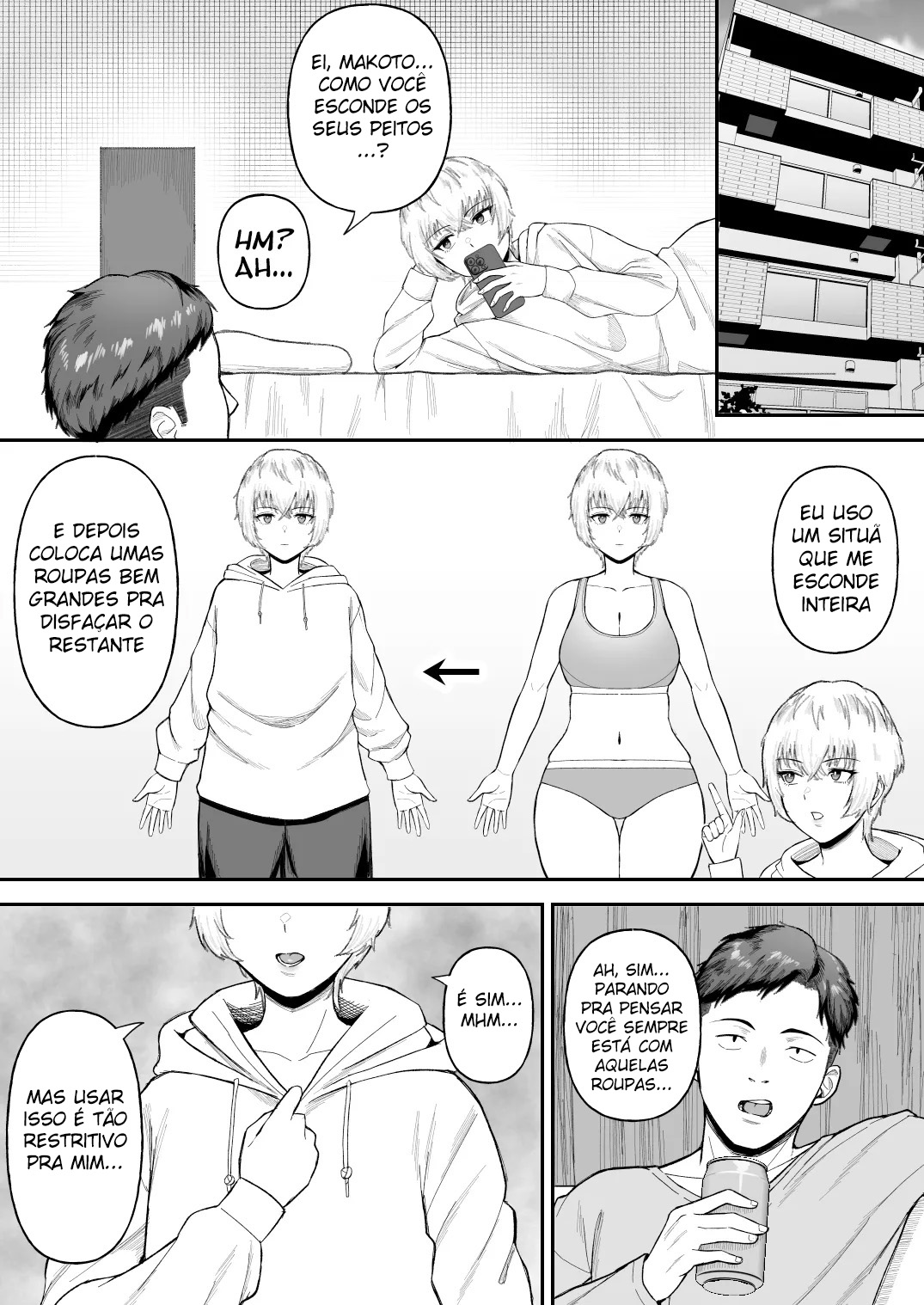 Eu Descobri Que Meu Amigo Bonitão na Verdade Era uma Vadia Peituda! - Page 12