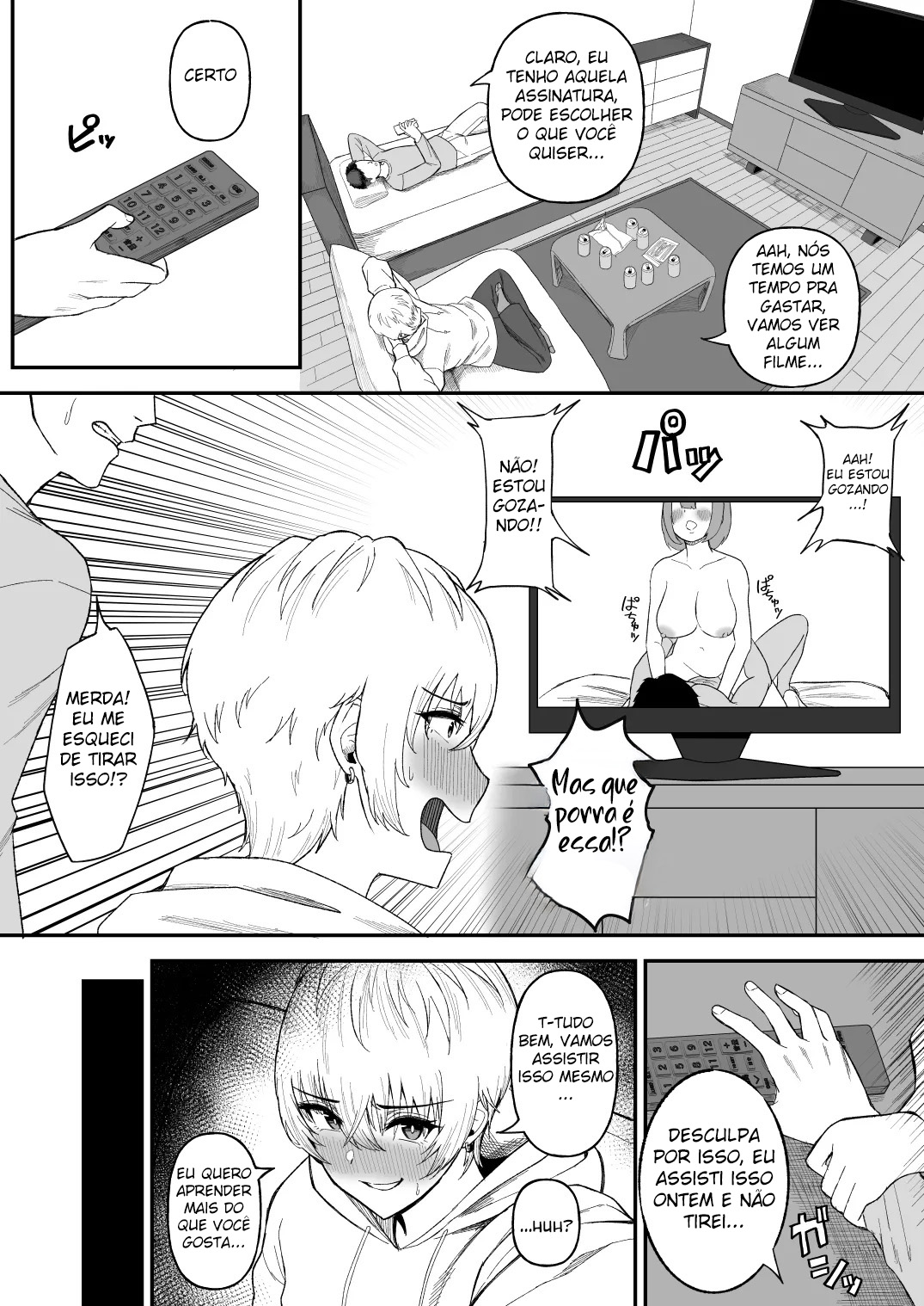 Eu Descobri Que Meu Amigo Bonitão na Verdade Era uma Vadia Peituda! - Page 3