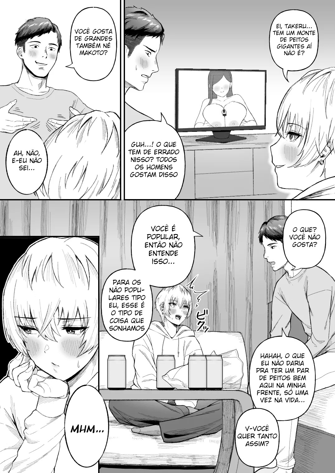 Eu Descobri Que Meu Amigo Bonitão na Verdade Era uma Vadia Peituda! - Page 4