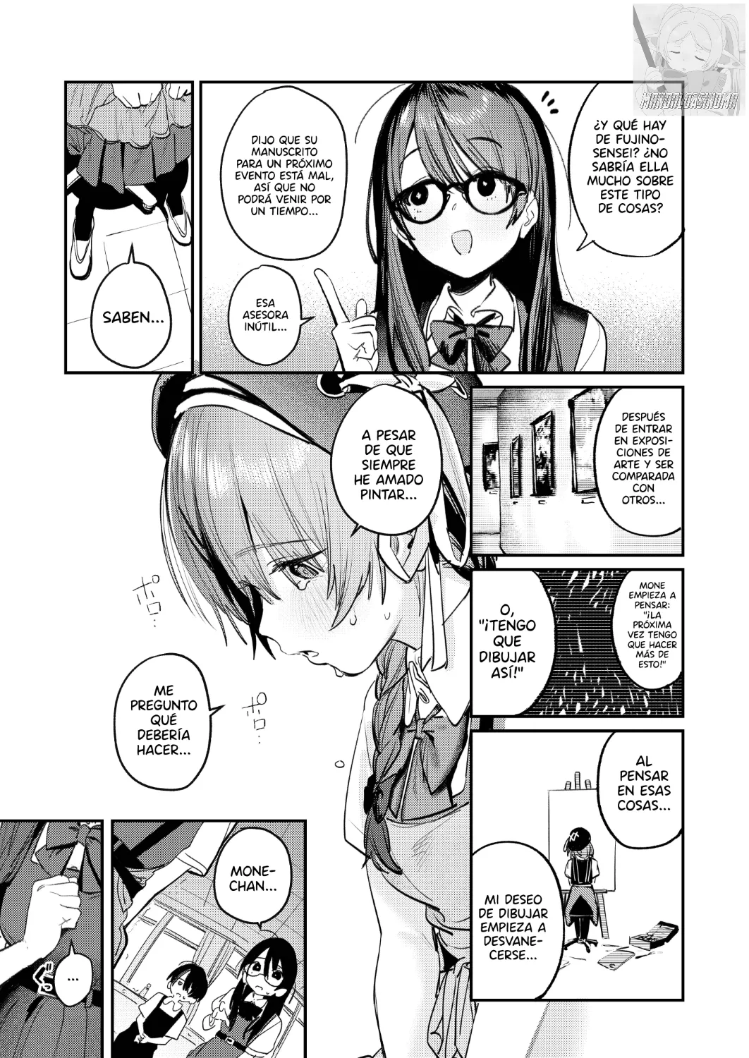 Bijutsubu Harem Katsudou Nisshi ~Senpai no Slump Kaishou ni Kyouryoku shitara, Ikioi de 3P suru Koto ni Natta Hanashi~ - Page 9